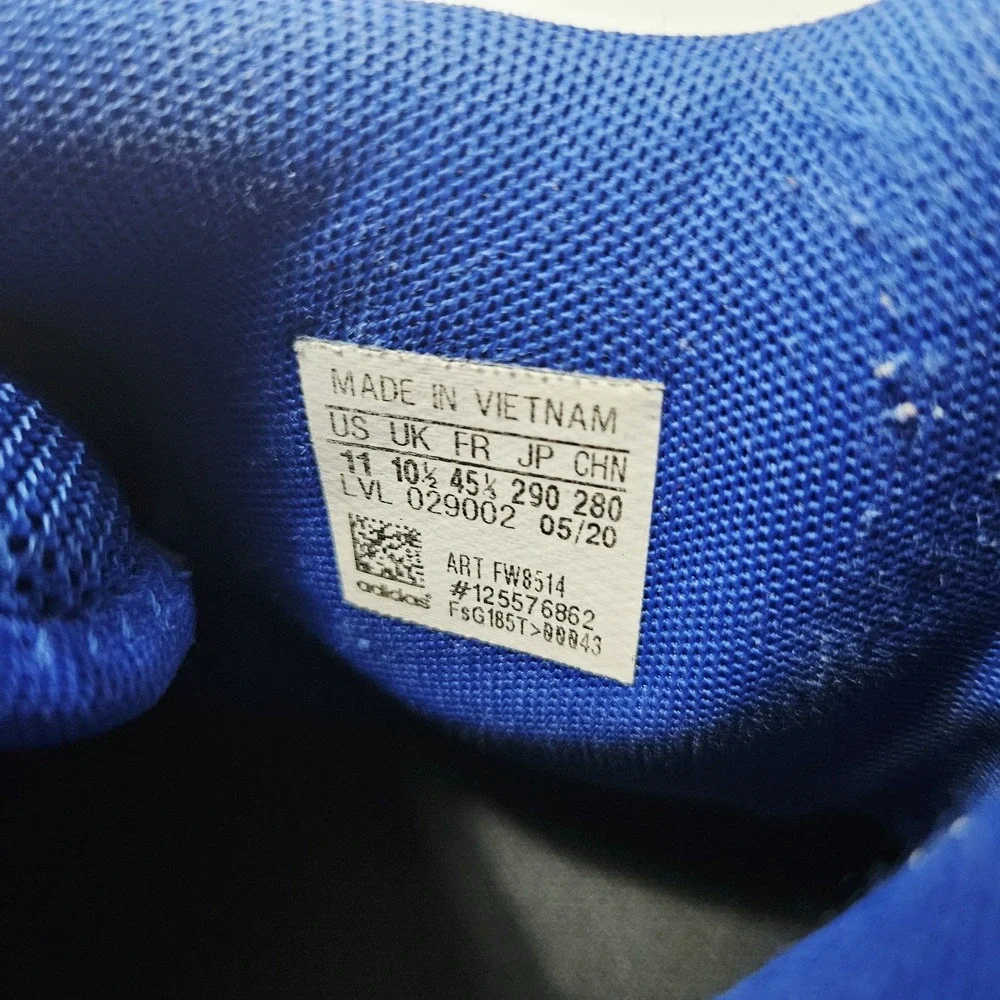 Adidas D.O.N. Issue 2 Royal Blue White Basketball Sneakers FW8514 Men's Size 11